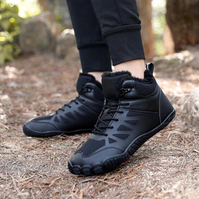 Neue Winter Outdoor Atmungsaktive Fünf-Finger Paar Samt Baumwollschuhe Leicht Warm Bergsteigen Schneestiefel