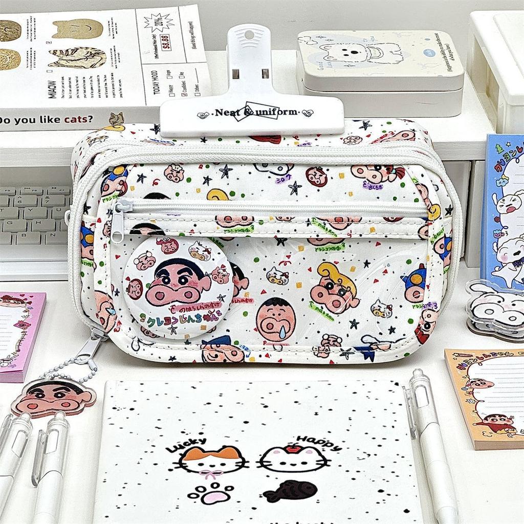 Uroczy piórnik woreczek na ból dziewczyna serce wysoka wartość duża pojemność wielowarstwowe pudełko na artykuły piśmiennicze torba do przechowywania ołówków student