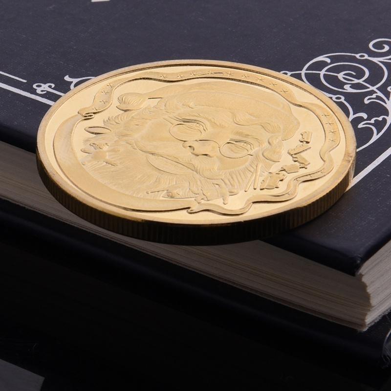 Colorful European and American Christmas Commemorative Coins