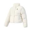 FILA Tennis Classic Minimalist Fashion Casual Sports Tennis Style Versatile Warm Short Goose Down Jacket Women jackets Jade-White A11W543925FWT