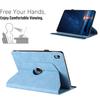 Tablet Case For iPad Air 11 (2025)/(2024)/Air (2022)/(2020) Rotating Stand Solid Color PU Leather Cover