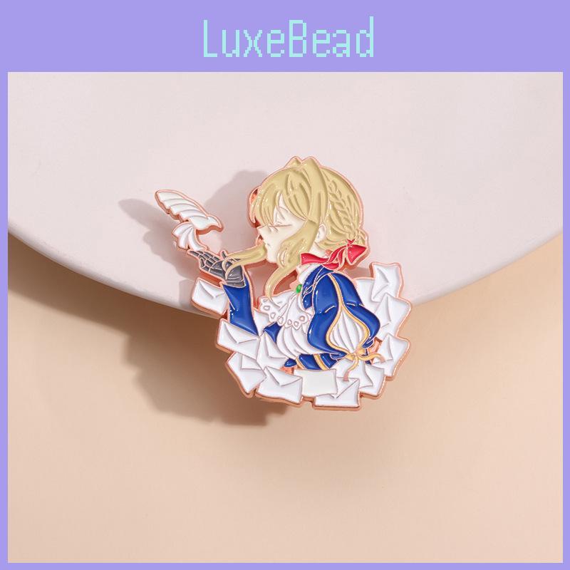 Charming Anime Character Design Metal Brooch For Cosplay Stylish Accessory For All