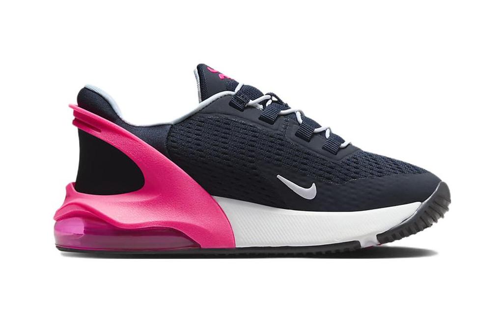 Nike Air Max 270 Cushioning Abrasion Resistant Cushioning, Wear Resistant Low top Kids' Running Shoes Black Pink DV1969-401
