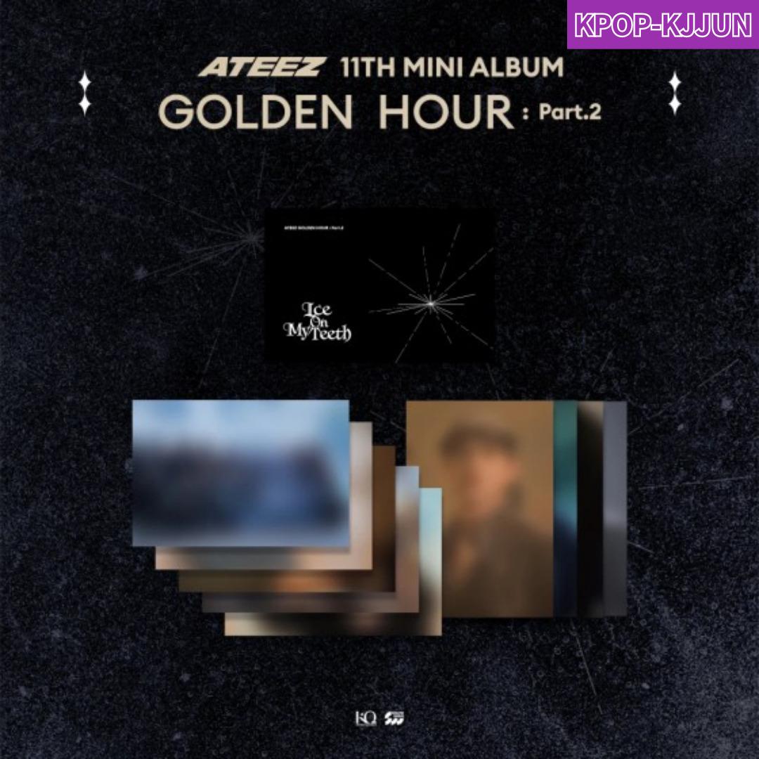 

ATEEZ- Мини 11-й альбом [Golden Hour: Часть 2] M/V BEHIND НАБОР ОТКРЫТОК 1EA