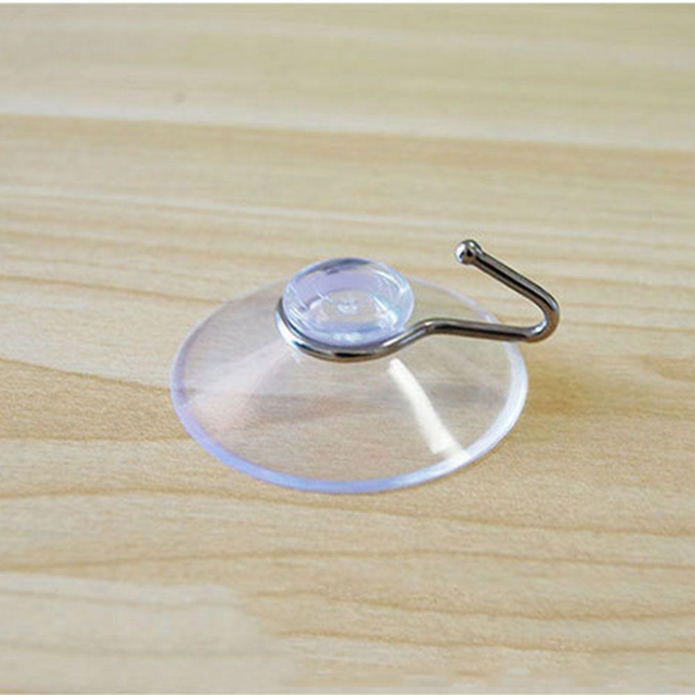 10Pcs/set Wedding Supplies Home Clear Glass Rubber Suction Cup Sucker Transparent Wall Hook