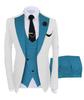 2025 European & American Men's Three-Piece Suit Set - Business, Banquet, or Groomsmen Attire