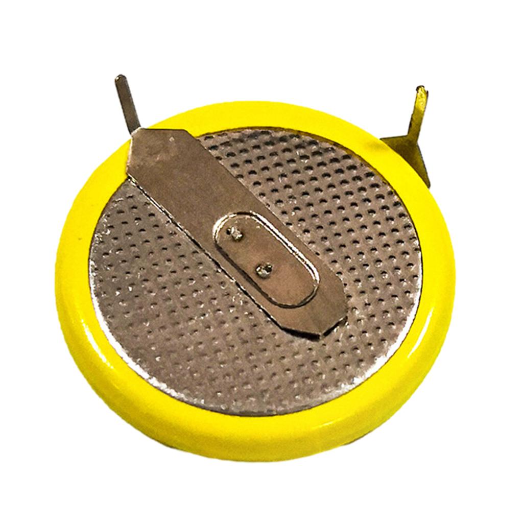 Pacote com 2 baterias recarregáveis de lítio LIR2025 LIR 2025 3,6 V com pinos para controle remoto, relógios, calculadoras e relógios