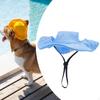 Animal Hat Puppy Sun Off External with Ear Holes, Visor Cap