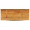 Vidaxl Tabletop with Natural Edge, 80X30X3.8 Cm, Mango Wood