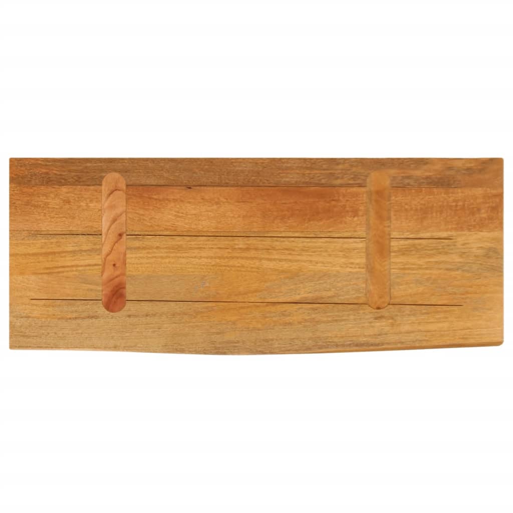 Vidaxl Tabletop with Natural Edge, 80X30X3.8 Cm, Mango Wood