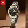 OLEVS 2891 Hot Sales Oem Reloj Wrist Watch Oem Custom Watch Digital Dial Gold Stainless Luxury Woman Sports Quartz Watch