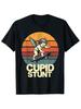 Mens Cup God Stunt Pattern TShirt  Funny Sarcastic Offensive Humor SpringSummer Fall Casual Crew Neck TShirt