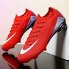 Nuovi Scarponi da Calcio da Uomo Adulti Allenamento Sport Calcio Scarpe Tacchetti Ragazzi Outdoor Tacchetti Lunghi Antiscivolo Traspiranti Partita Comodi