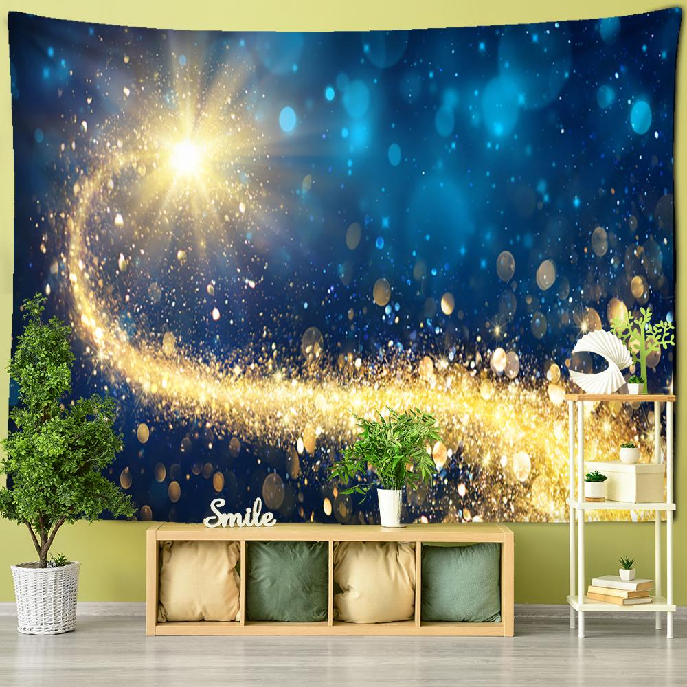 

Великолепный гобелен с фейерверком, рождественский подарок, настенный психоделический колдовство, хиппи, художник, домашний декор 95x70cm