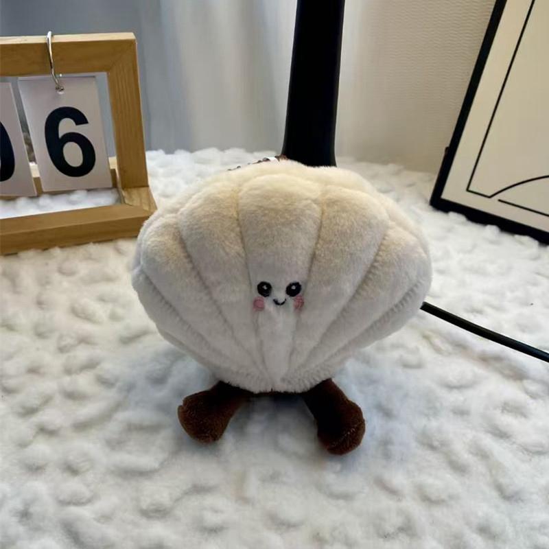 Ocean Animal Cartoon Plush Toy Stuffed Shell King Crab Sea Urchin Trepang Prawn Conch Decor Plushie Gift