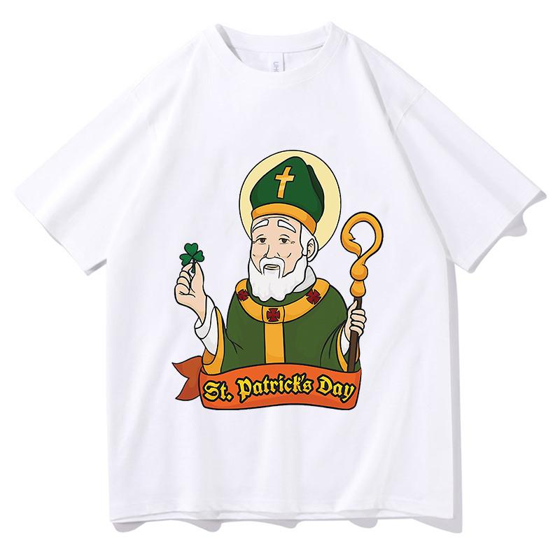 2026 St Patricks Day Graphic Casual TShirt Unisex Streetwear Short Sleeve Fashion Loose Unisex Tshirts Summer Unisex Women Tees Tops
