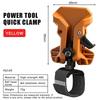 High-Hardness Self-Locking Drill Holder With Belt Clip Quick Release Power Accessory for Workshop DIY Wood Processing Work