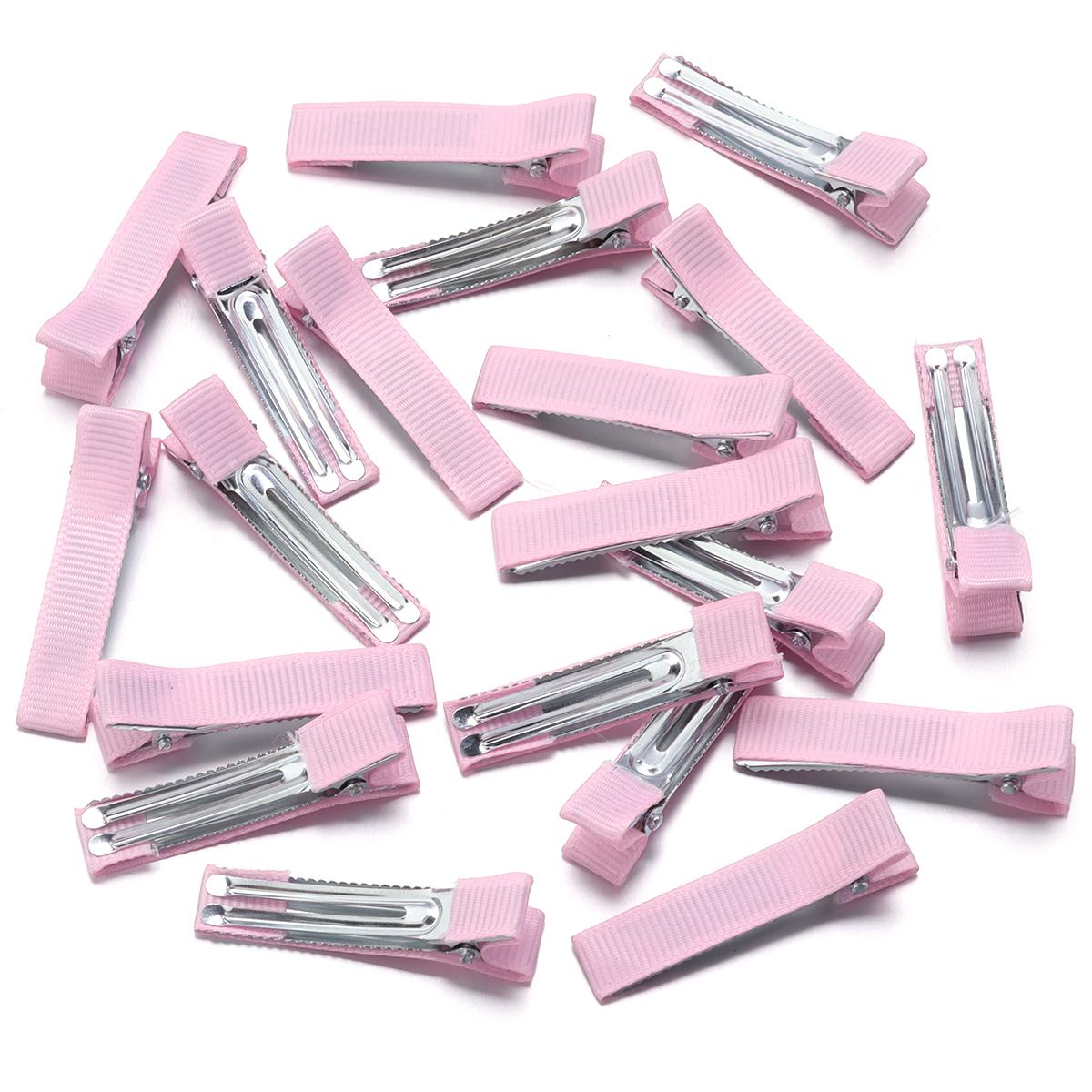 

10pcs/lot 48x10mm Colorful Flat Alligator Ribbon Hair Clips Jewelry Making DIY Handmade Barrettes Craft Hairpin Accessories