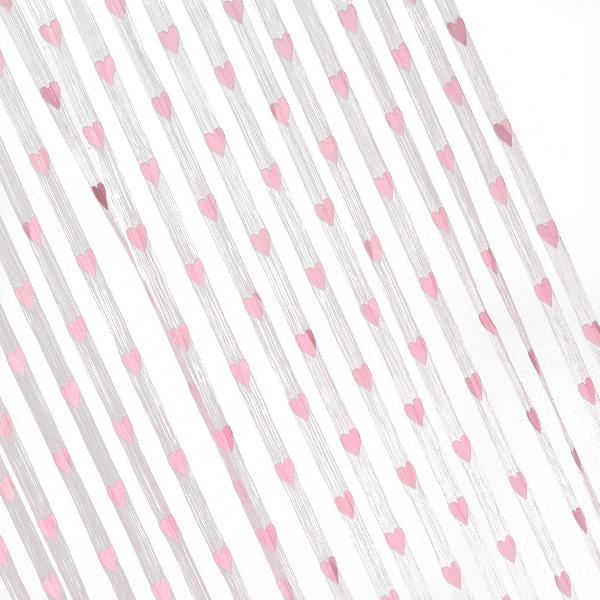 Heart Tassel String Door Curtain Hanging Pink