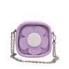 Small fresh literary women's bag 2025 new Mori sweet girl shoulder bag three-dimensional flower mini square bag tide