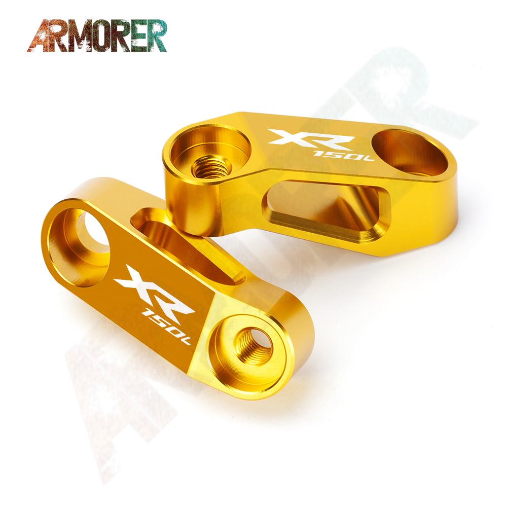 Motocykl zpětná zrcátka prodlužovací nástavec prodlužovací adaptér příslušenství pro honda XR150L XR 150L XR650L XR 650L XR650 L XR125