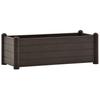 vidaXL Garten-Hochbeet PP Mokka 100x43x35 Cm