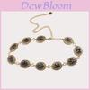 Vintage Style Metal Womens Waist Chain With Carved Embellishments For Summer Fashion