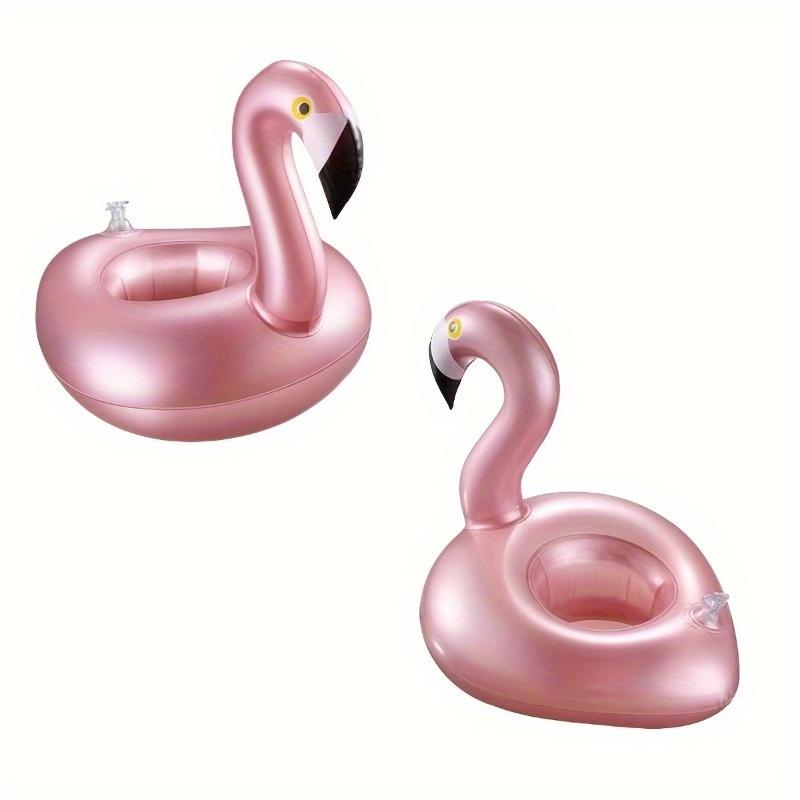 Rose Gold Flamingo Inflatable Coaster - Add Fun and Style To Your Pool Parties and Beach Vacations!