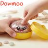 Cute Glitter Dumplings Squishy Toy With Steamer Soft Slow Resilience Toys Stress Relief Sensory Ball Ling Relaxation Tool