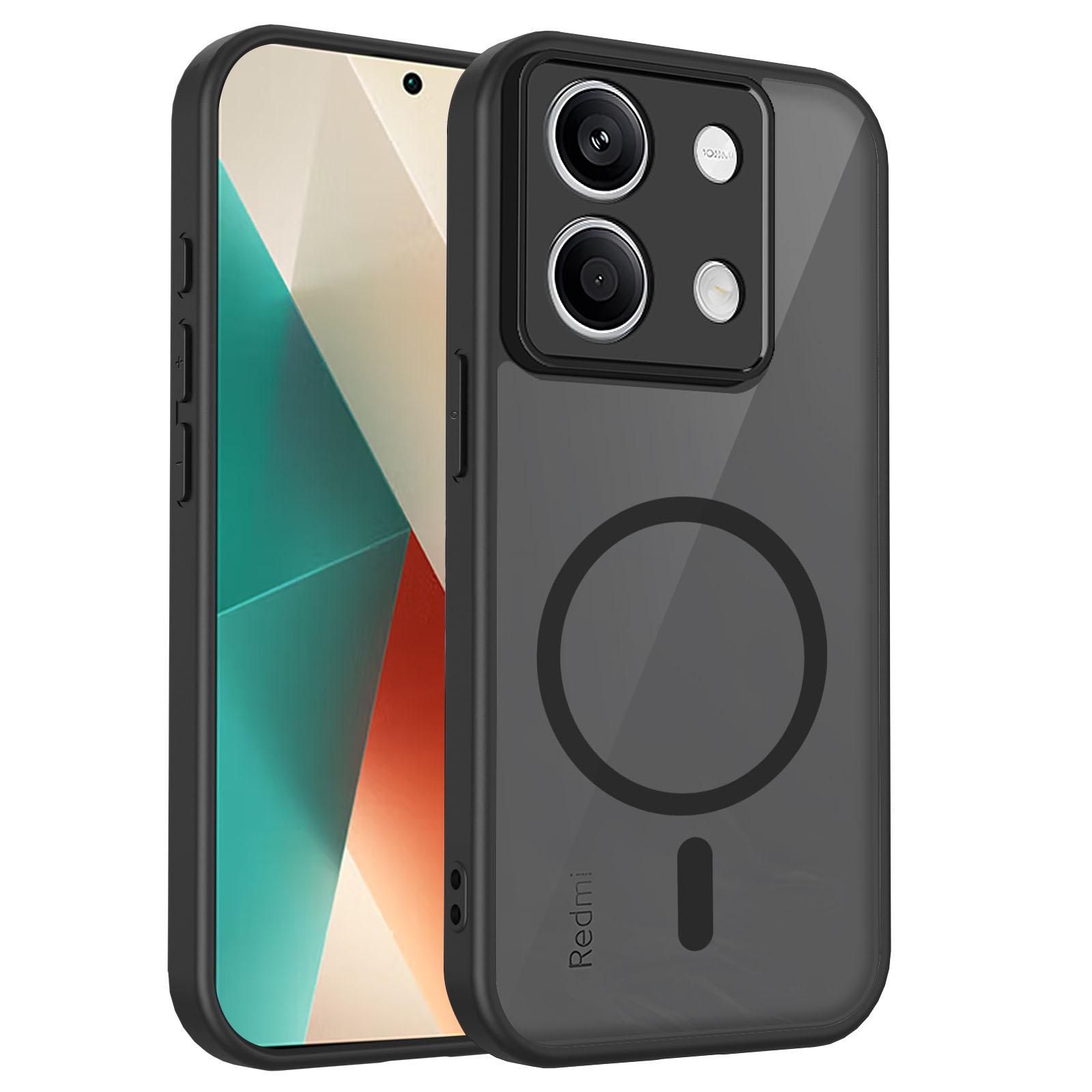 

Чехол для Xiaomi Redmi A5 4G 14S Poco M6 C71 4G M7 X7 X6 K80 Turbo 4 Pro 5G Матовый Прозрачный Магнитный Беспроводная Зарядка Ударопрочный for Redmi Note 14S