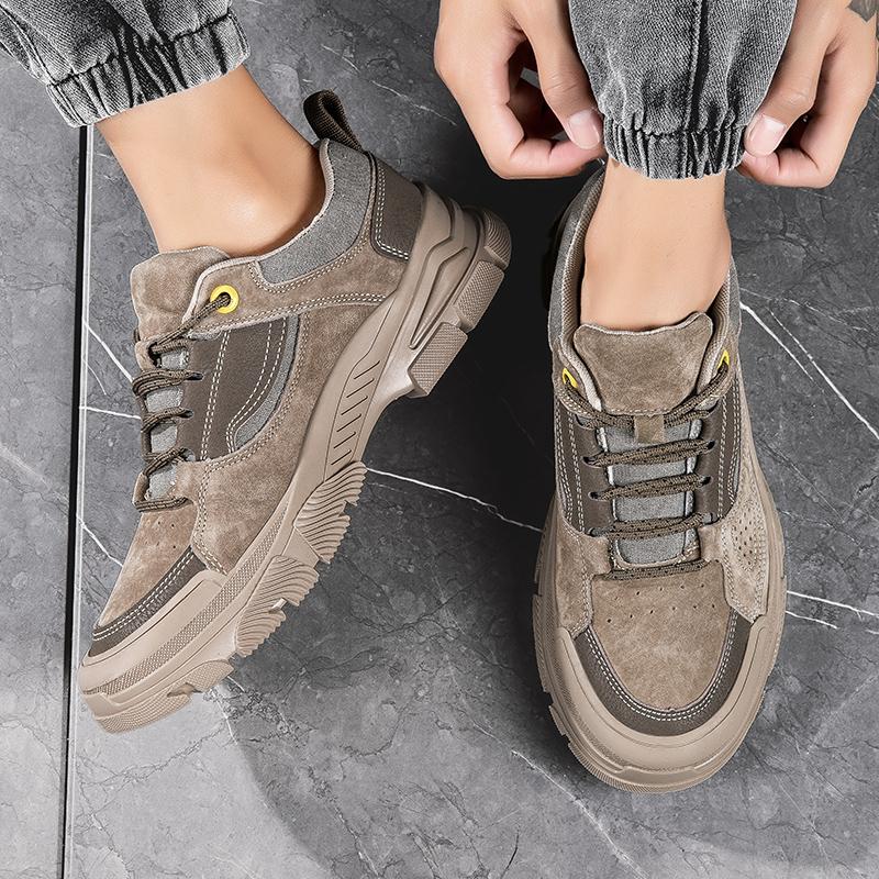 High Quality Brand Men's Outdoor Hiking Shoes Anti Slip Thick Soled Men's Trendy Sports Shoes Winter Cotton Shoes Free Delivery