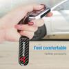 Carbon Fiber Texture Car Key Chain Ring Auto Keychain For Mitsubishi Lancer Outlander Pajero ASX Colt I200 Space Delica Triton