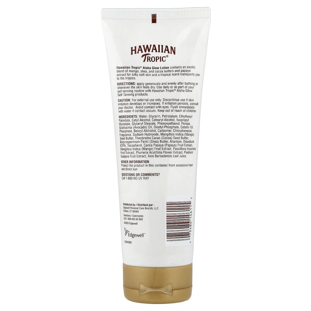 Hawaiian Tropic Aloha Glow Lotion, Tropical Mango & Papaya, 236ml (8 Fl Oz)