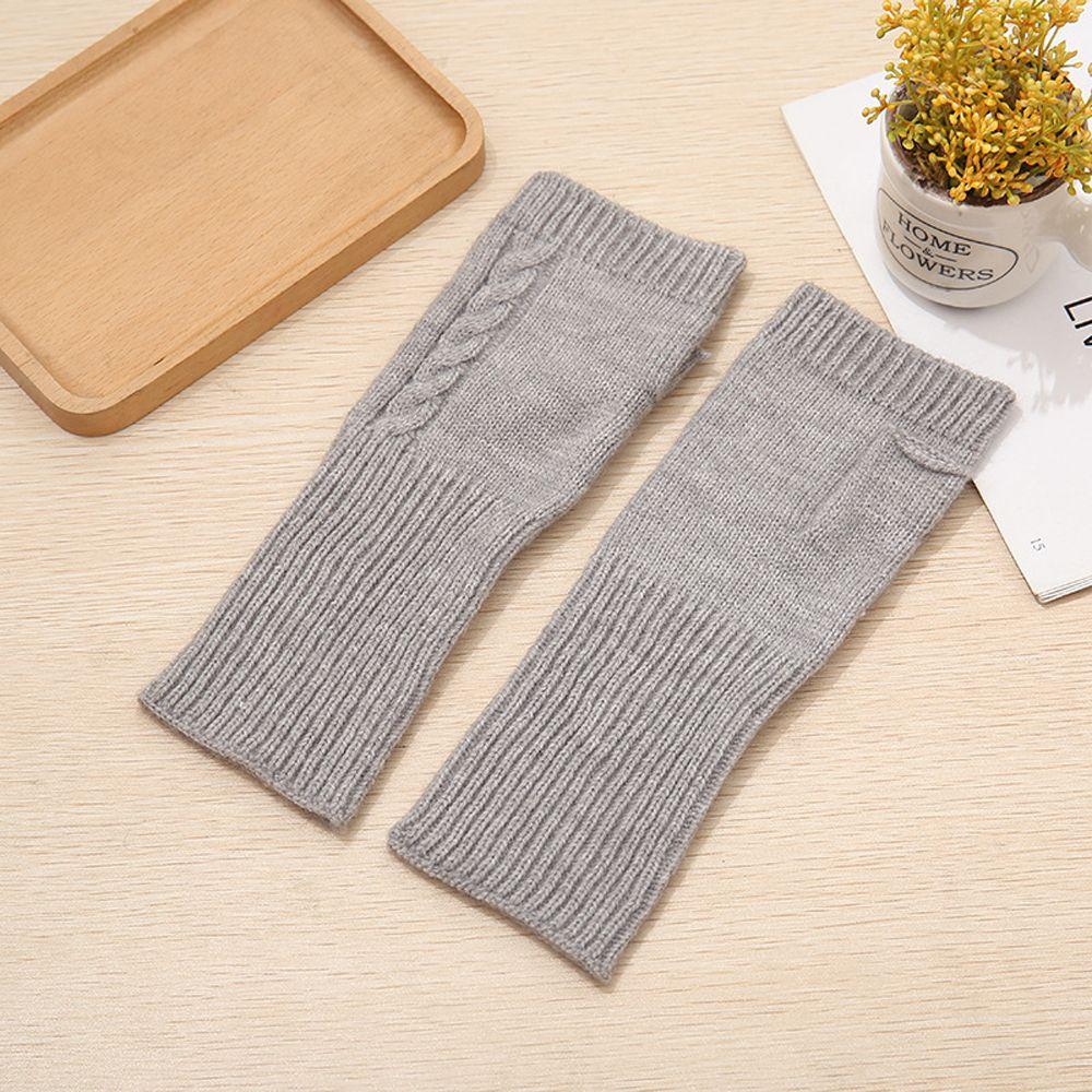 Knitting Wrist Arm Twist Fingerless Gloves Hand Mitten Korean Knitted Gloves Women Arm Warmers