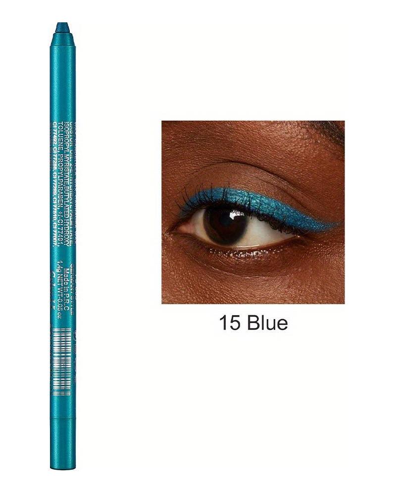 Multifunktionaler Lidschattenstift Monochromer Eyeliner-Stift Perlenglitzerkleber Eyeliner-Stift Augen-Make-up-Stift