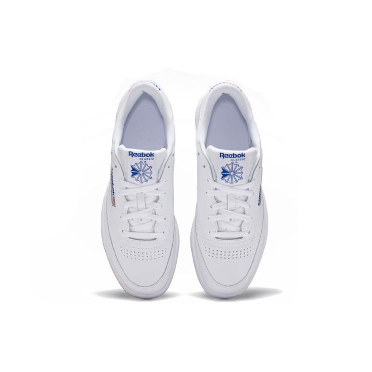 Reebok Club C 85 White Unisex Sneakers Royal Gum AR0459