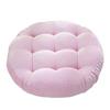Stress Relief Hip Support Pillow Round Corduroy Chair Cushion, 16.5 Inch Ultra Soft Seat Pad, Plump Bread Style Cushion Washable for Floor Reading