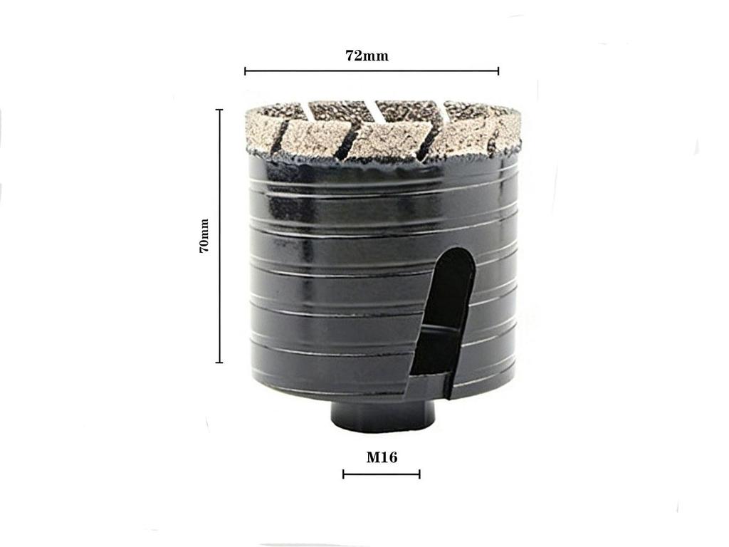M16 Sintered Diamond Hole Opener Drill Bit for Dry Drilling