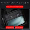 Auto Darkening Welding Helmet Solar/Battery Powered Welder Mask Ith Dark Shade DIN9-13 External Adjust for TIG MIG ARC