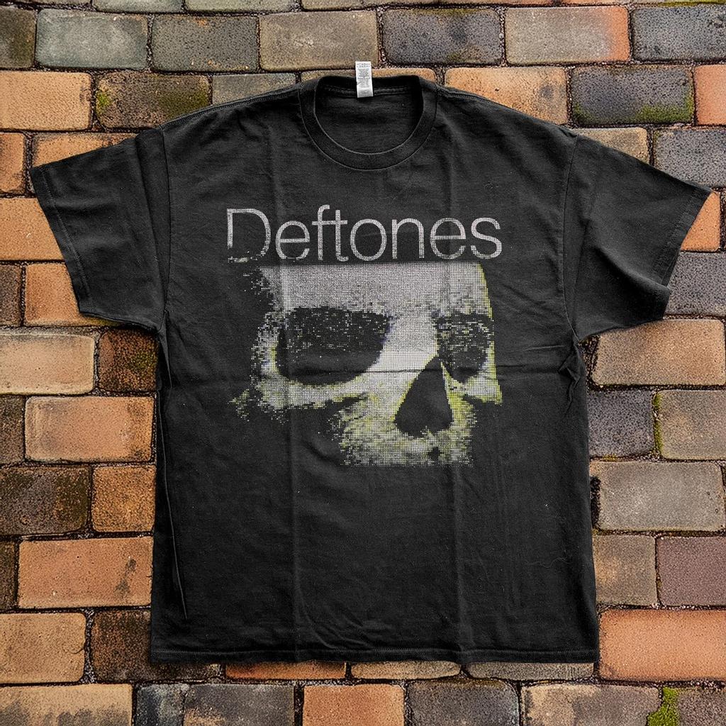 New Shirt Deftones Skull Band, Unisex Black T-shirt Size S-