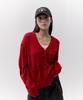 Kirsh Small Cherry Basic Cardigan [Red]