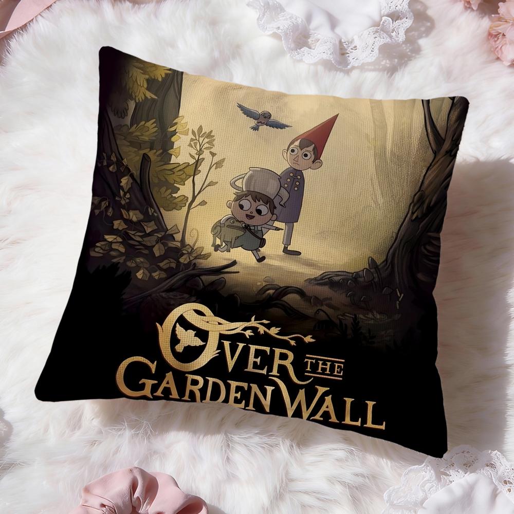 anime Over The Garden Wall Cushion Cover Premium Comfort Reversible Pillow Cove -Two in One Design for Any Room & Car Interior