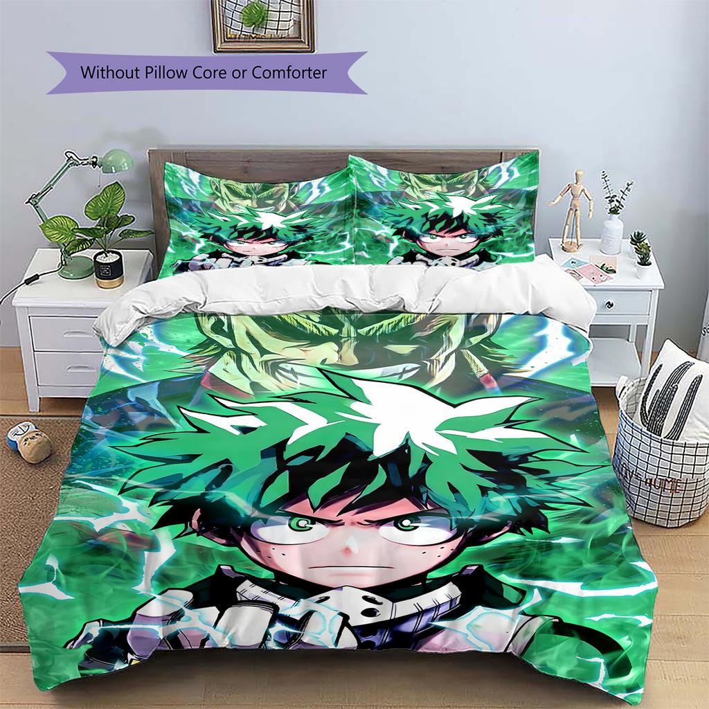 My Hero Academia Classic Poster Duvet Cover & Pillowcases, MHA Fan Bedroom Bedding, Perfect Gift.chl