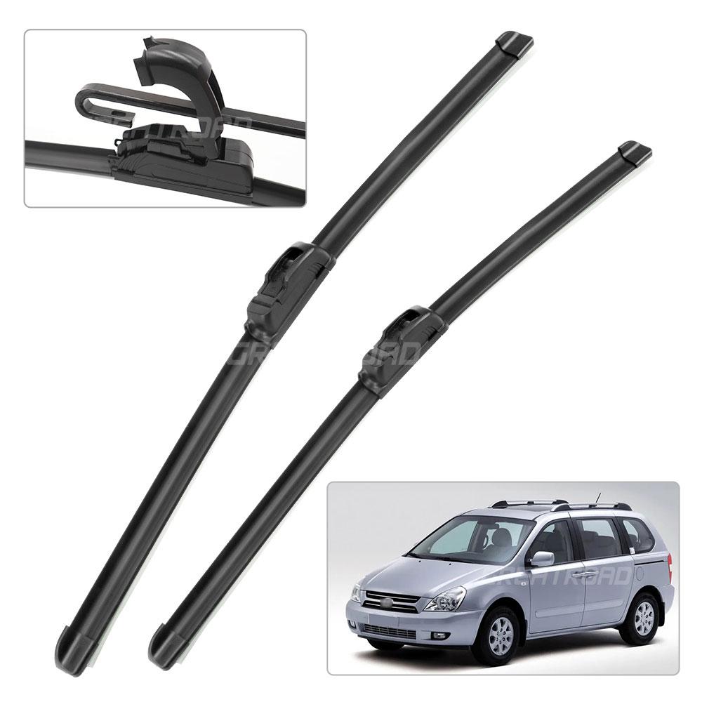 For KIA Carnival VQ 2006-2013 2007 2008 2009 2010 2011 2012 Wiper Front Wiper Blades Windshield Windscreen Window Brush 26"+18"