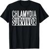 Chlamydia Survivor Retro Funny Adult Humor Inappropriate T-Shirt