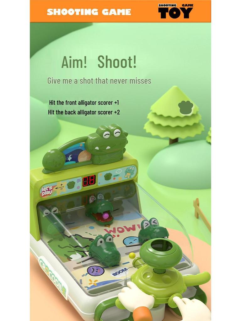 Children's Alligator Marble Pinball Puzzle Game – Level-Breaking Shooting Challenge