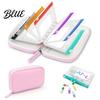 Vitamin Organizer Travel Pill with 14PCS Clear Zipper Bags Inside Medicine Case Customizable Waterproof Portable Storage Holder for Daily Supplements