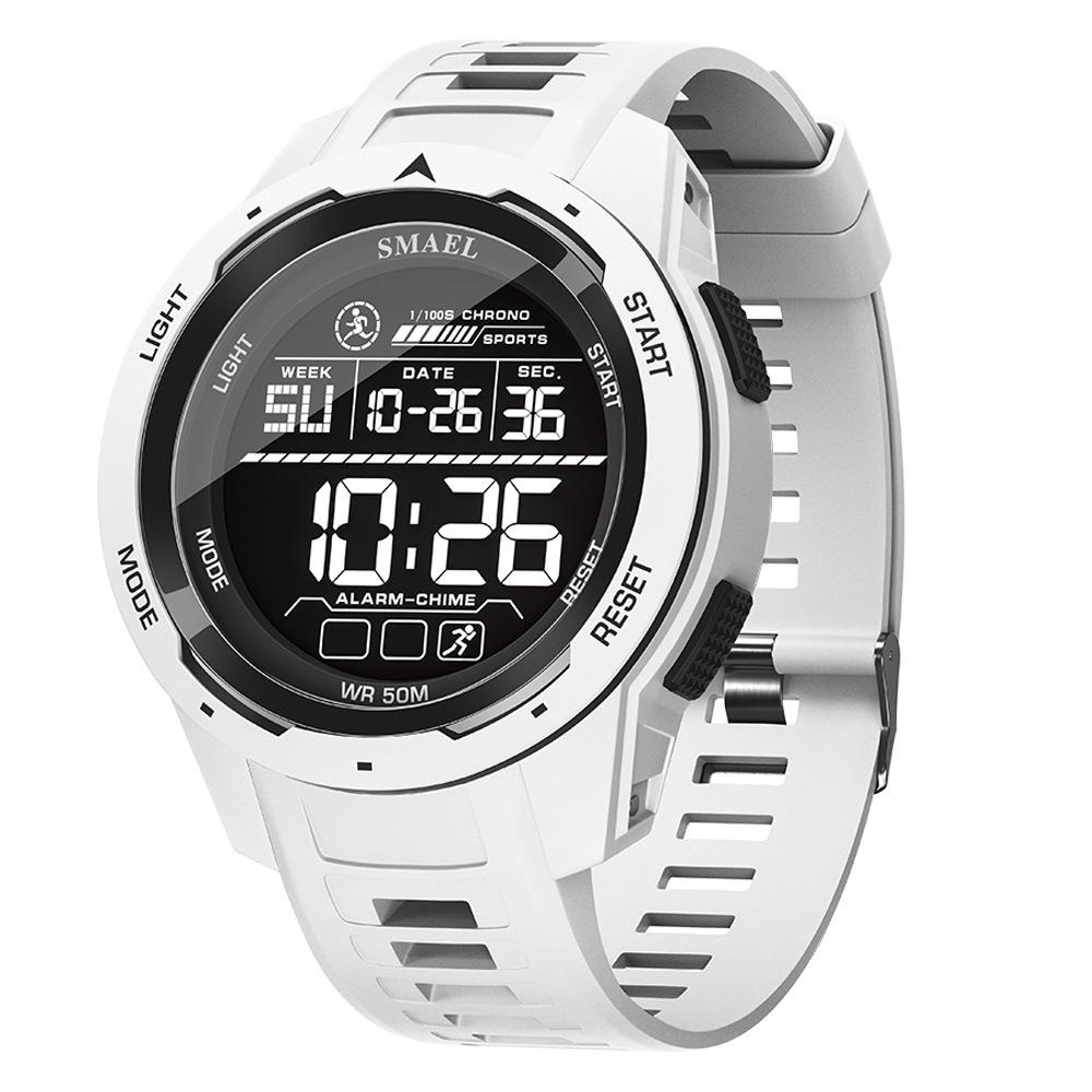 SMAEL Men's Outdoor Sports LED Watch - Waterproof, Multifunctional with Night Light