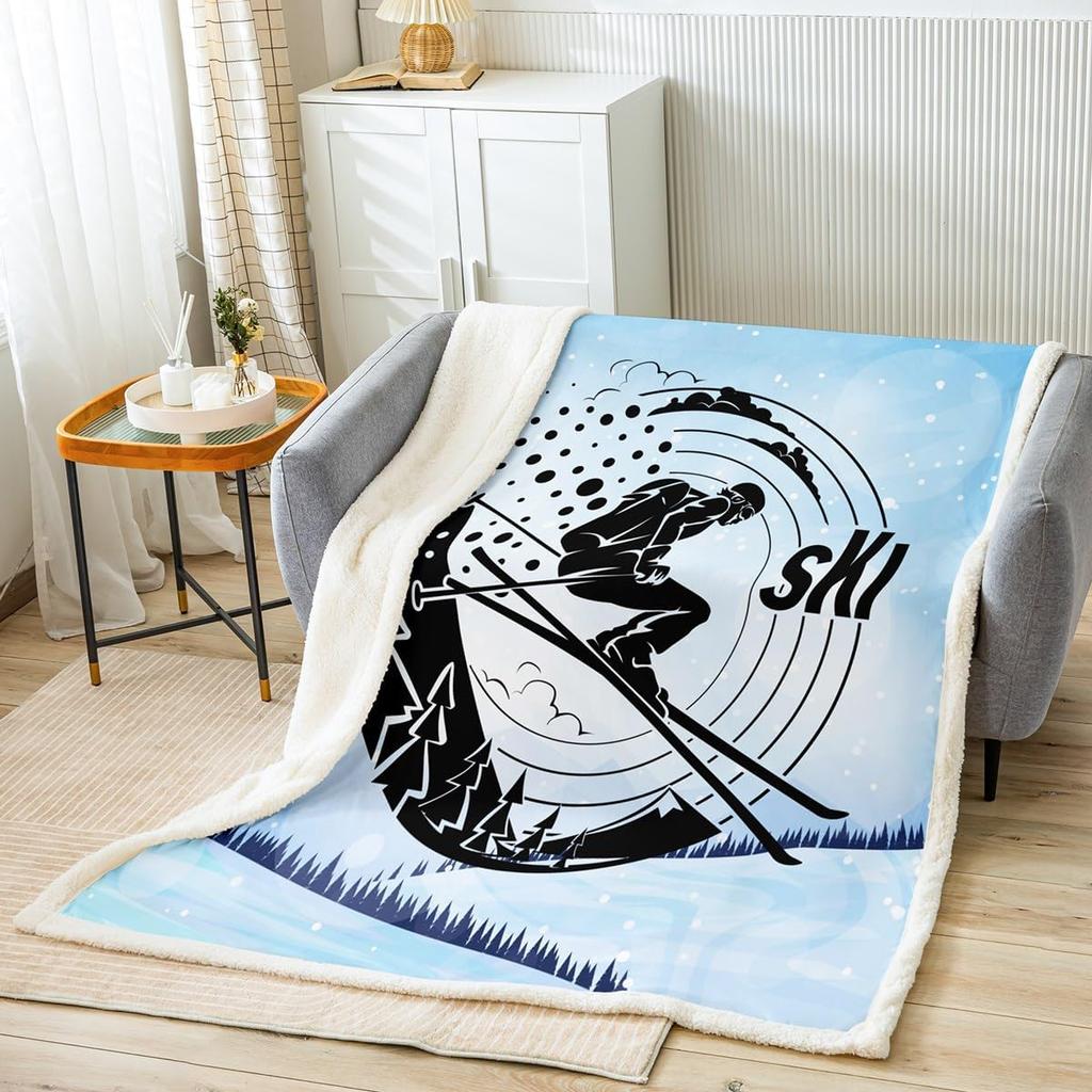 Garbage Trucks Kids Throw Blanket Cartoon US Vehicles Fleece Blanket for Boys Girls Adults Green Twin Size X Inches