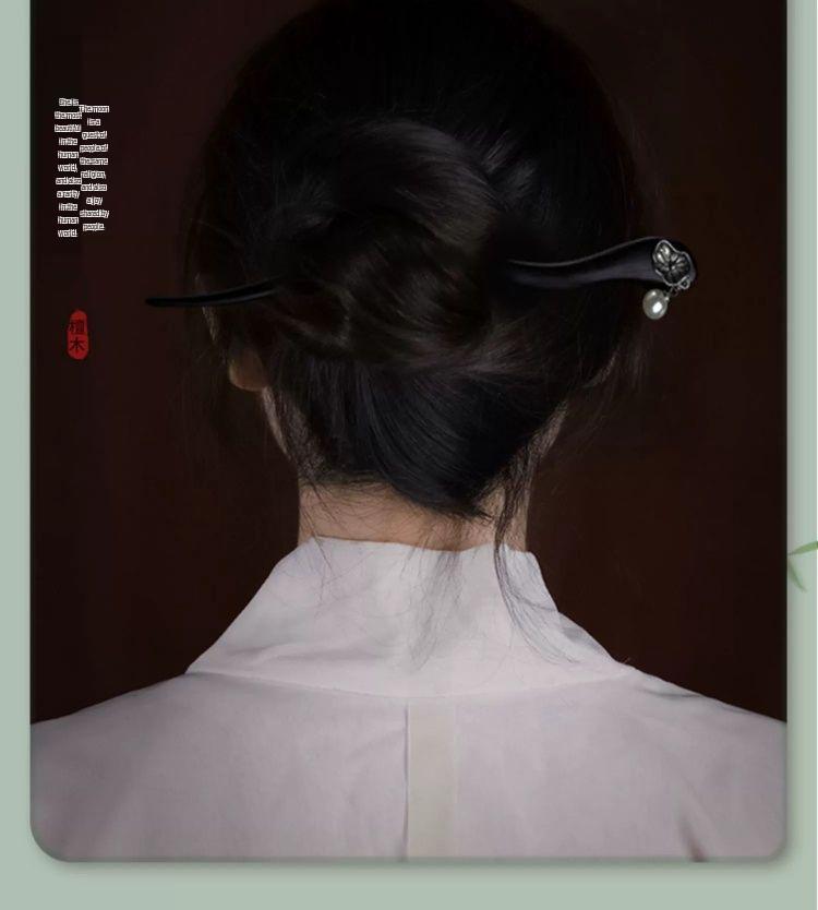 Summer Special: Wooden Hairpin - Ancient Qipao & Classical Retro Style Hair Accessory